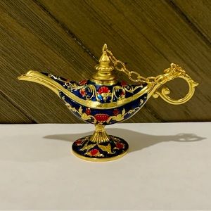 Gold And Blue Mini Genie Lamp #2